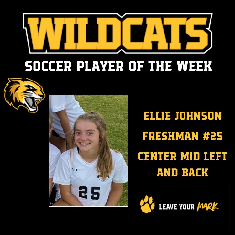 Congratulations on being player of the week Ellie! Keep up the good work! 💛🖤 <a href="/Hixson_HS/">Hixson High School</a> <a href="/hxhsprincipal/">Hixson High Principal</a>