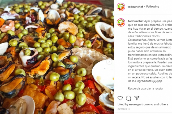 Informe21's tweet photo. 😋Aprende a preparar una deliciosa paella, como #Todounchef https://t.co/s5NuEuplvB #21Oct https://t.co/YSwWXKajmy