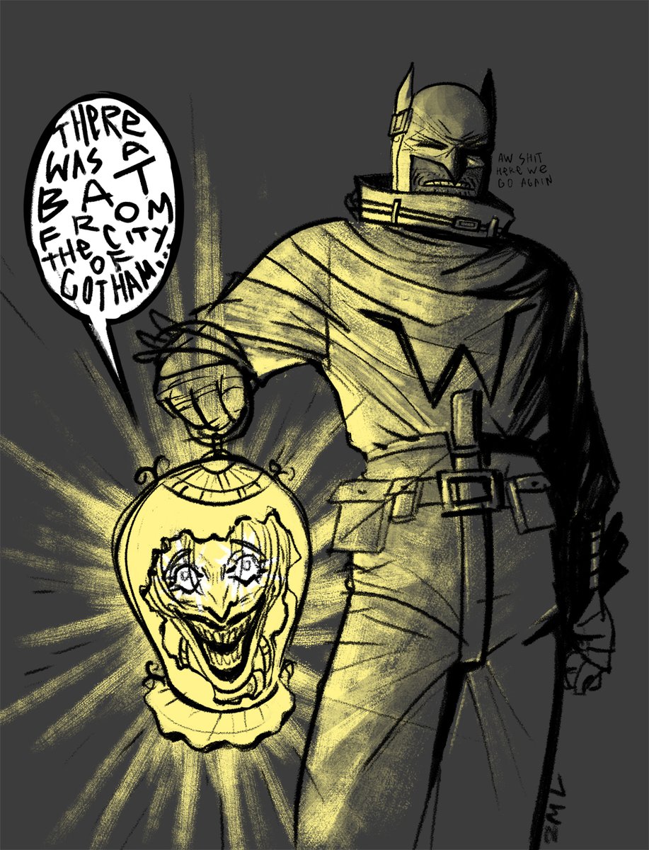 zmeeleyart's tweet photo. old #batjokes sketches https://t.co/bJcl3mVVF3
