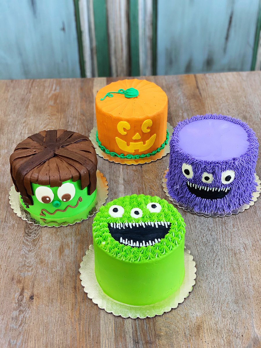 SocietyBakery's tweet photo. Make Halloween fun with one of these all treat no trick cakes!  Order online here: https://t.co/0qF6Un7x8l https://t.co/FjgiouuVa8