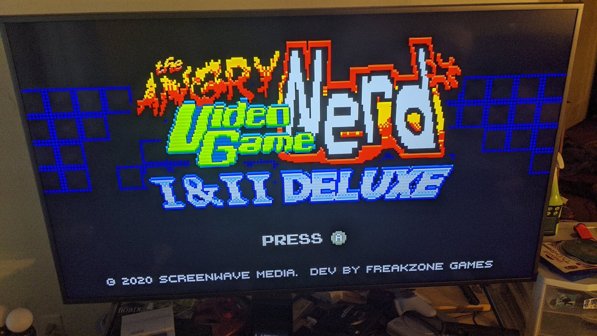 johnblueriggs's tweet image. Hell yeah! Look out for it on Switch next week. #avgn #screenwavemedia