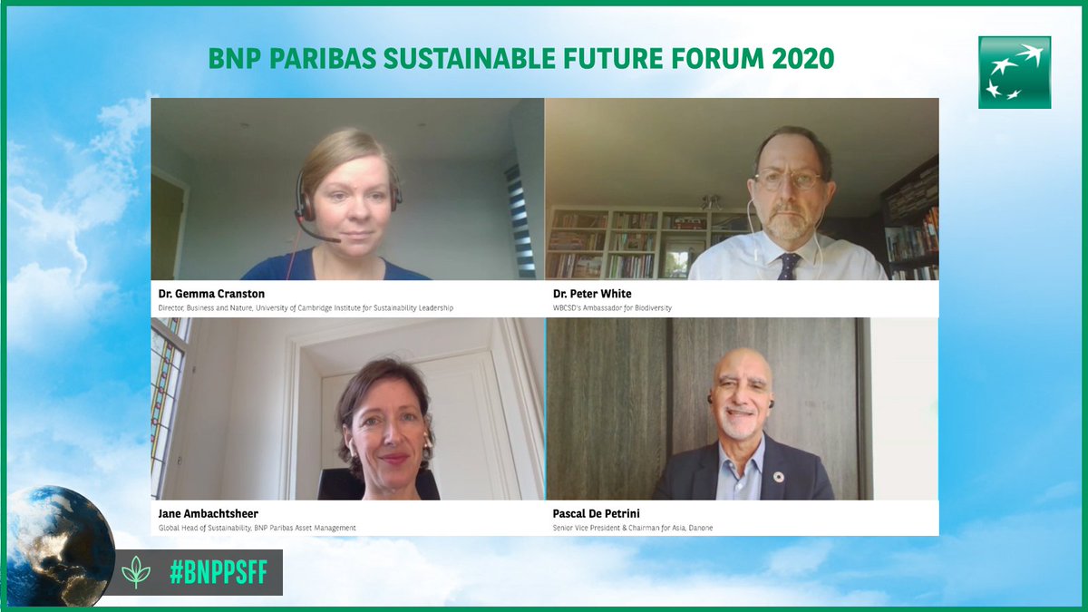 The time for action is now. Our second #BNPPSFF panel discussed the immediate need to integrate nature into all levels of business decision making &amp; investment. Thank you to our speakers from <a href="/cisl_cambridge/">Cambridge Institute for Sustainability Leadership</a>, <a href="/Danone/">Danone</a>, <a href="/wbcsd/">gj</a> &amp; <a href="/BNPPAM_COM/">BNP Paribas AM</a> bnpp.io/qVmh50BX3zs