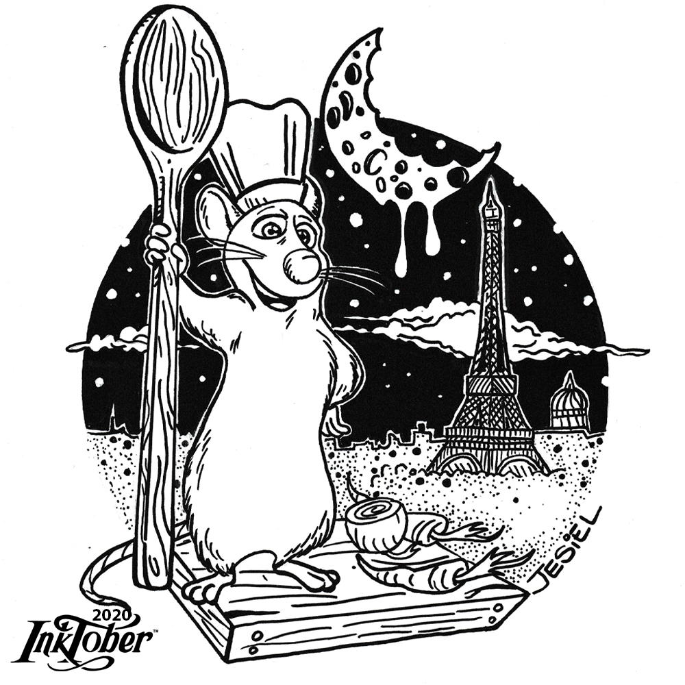 Desafio Inktober2020 - Dia 22 Tema: Chef
#inktober #inktoberday22 #inktober2020 #chef #inktober2020chef #arte #illustrator #illustration #sketch #drawing #sketchbook #InktoberComBIC #desafiobic #Day22 #art #pencilart #inktoberlist2020 #desenho #draw #artes #desenhos #Ratatouille https://t.co/eGqOPRLeFp