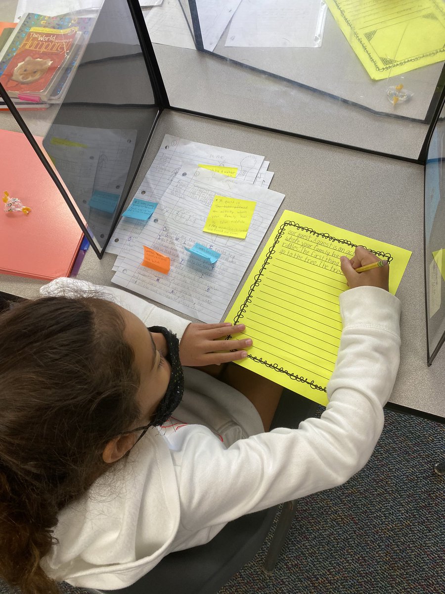 rdespaincfisd's tweet photo. These Swenke 4th graders are publishing their first personal narrative. ❤️ https://t.co/kyVtaE4na7