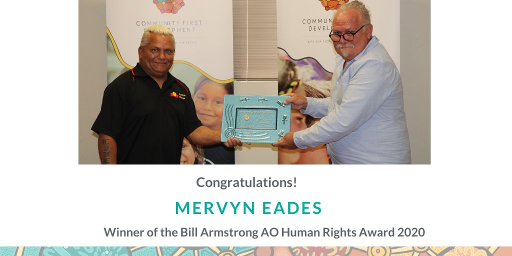 We are delighted to announce the winner of the Bill Armstrong Human Rights Award is Mervyn Eades!
Mervyn has been recognised for his work in leading the way for prison reform in Western Australia. Read more about his amazing work: https://t.co/tdXVK6ucAo
#Award #HumanRights https://t.co/yel1TY0Erp
