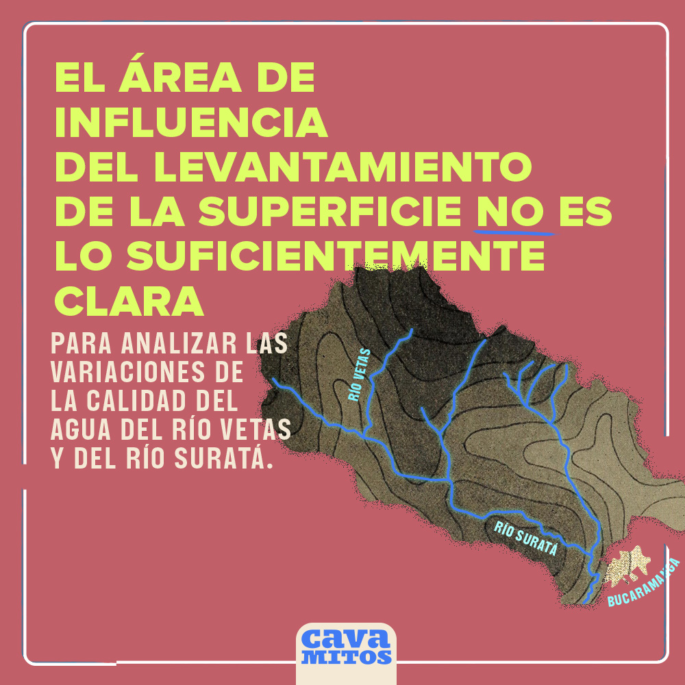 #UnaLicenciaEnProceso I "La distribución espacial de las secciones batimétricas no permite evidenciar la extensión completa de las variaciones de la calidad del agua sobre el río Vetas, los cuales son relevantes en la evaluación por parte de esta Autoridad"
<a href="/ANLA_Col/">ANLA</a>