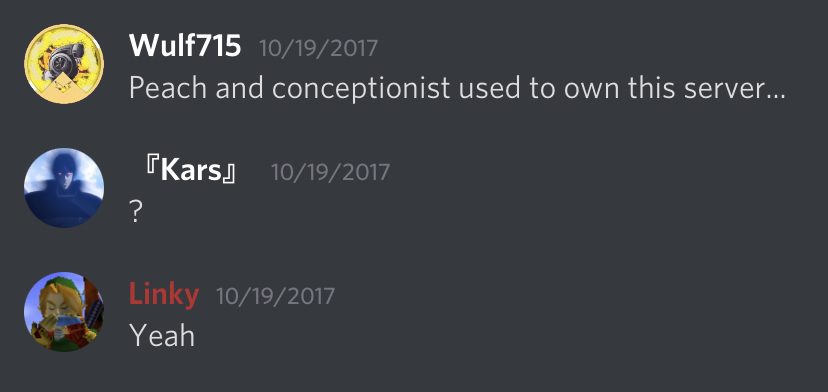 Here are some more screenshots containing their original ownership. They also make jokes about how they "overtook the server"