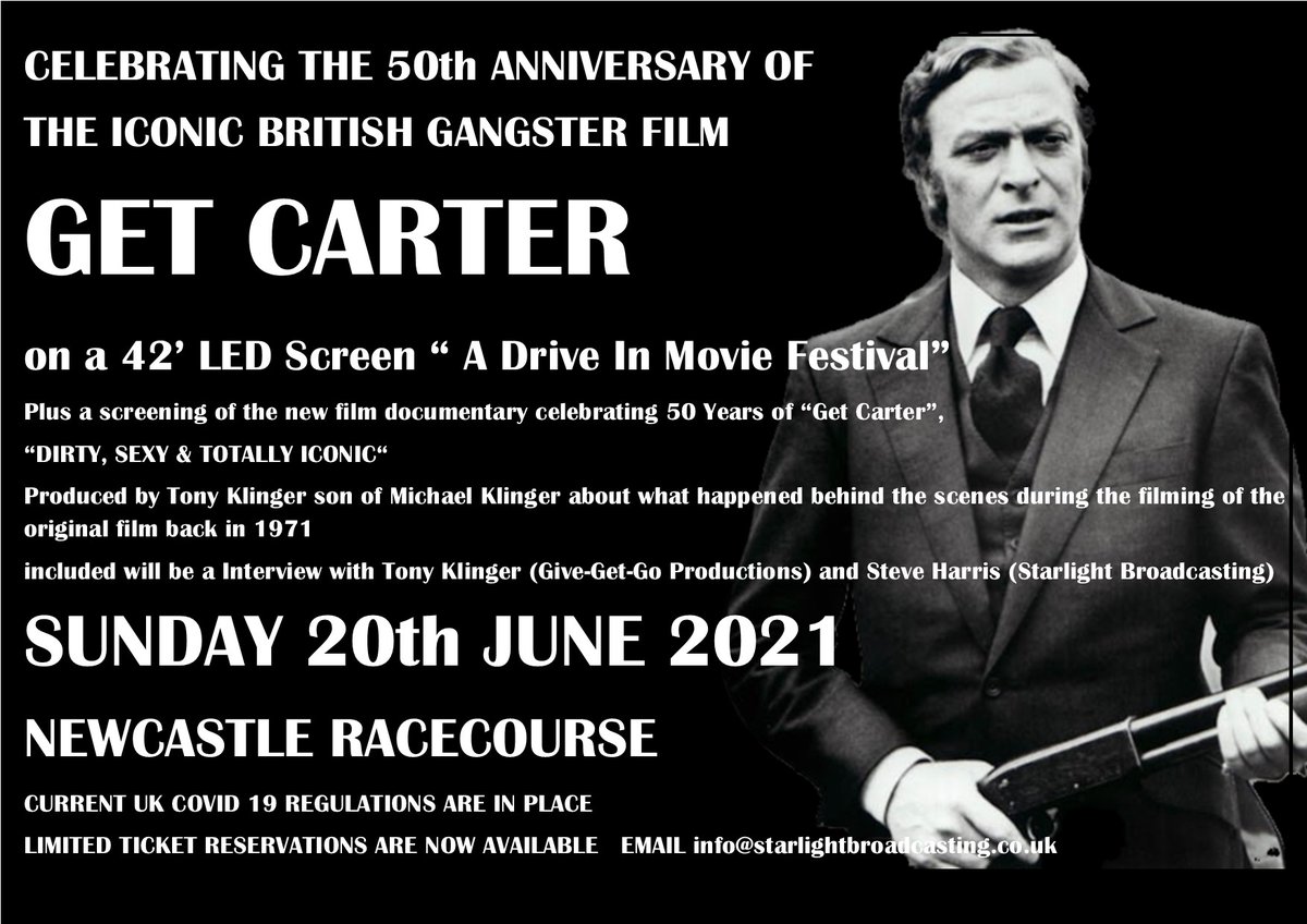 This Is not to be missed
facebook.com/events/7846125…
For Ticket Reservations and further details.
starlightbroadcasting.co.uk/.../get-carter…
#getcarter50official, #starlightbroadcasting, #givegetgoproductions,