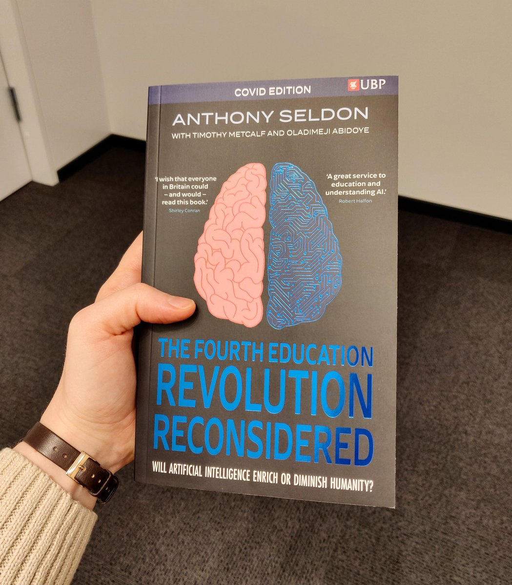Megan Schaible (@technicallymeg) on Twitter photo Covid edition fresh off the press! Thank you <a href="/AnthonySeldon/">Sir Anthony Seldon</a> and <a href="/tcdmetcalf/">Timothy Metcalf</a> for your kind gift and for sending it all the way to Helsinki! Very much looking forward. #AI #elearning #onlineeducation Covid edition fresh off the press! Thank you <a href="/AnthonySeldon/">Sir Anthony Seldon</a> and <a href="/tcdmetcalf/">Timothy Metcalf</a> for your kind gift and for sending it all the way to Helsinki! Very much looking forward. #AI #elearning #onlineeducation