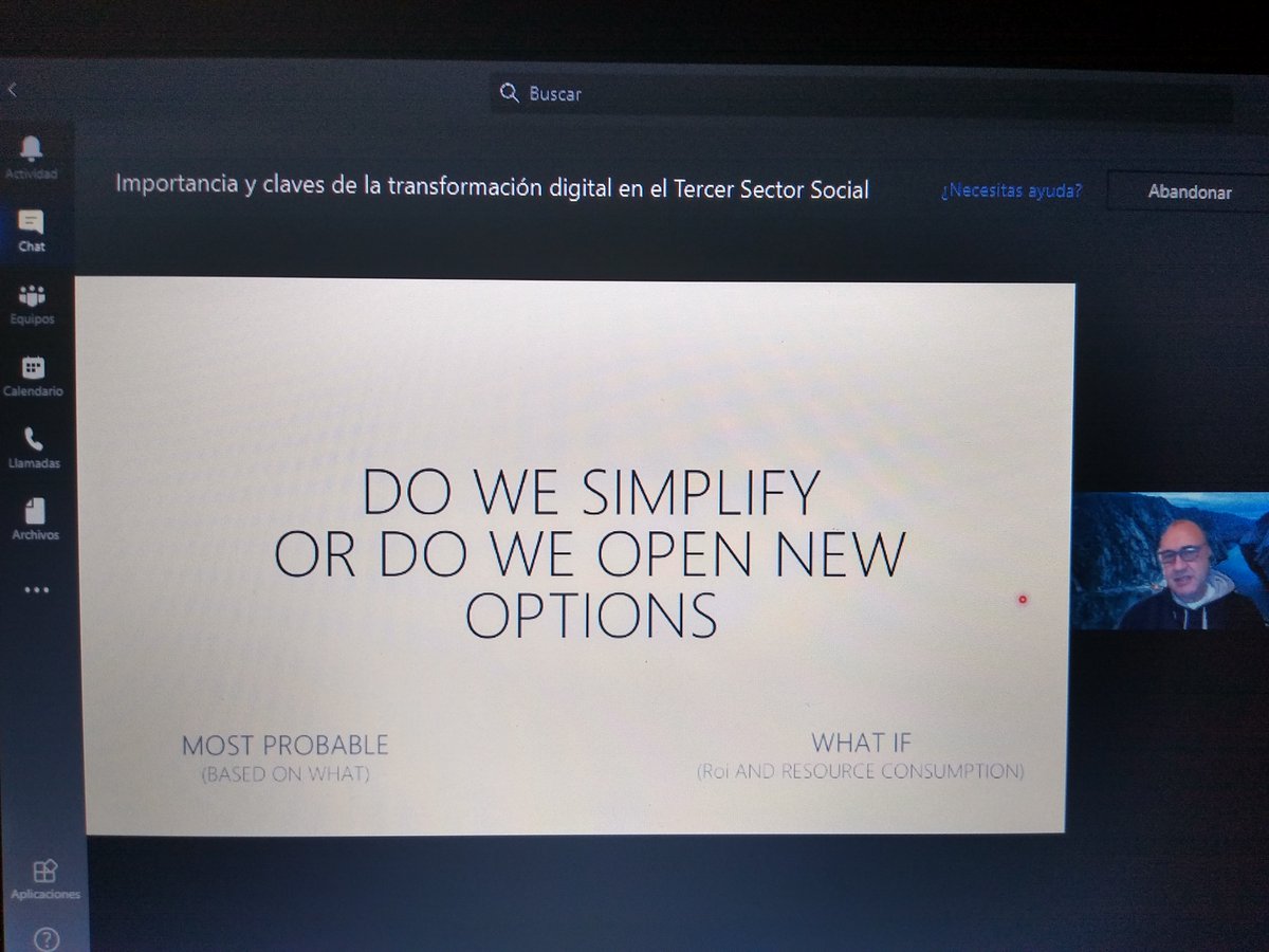 PlataformadeONG's tweet image. &quot;El factor digital es imposible de adelantarnos a él. Tenemos que ir probando, tener un propósito para reaccionar ante las cosas y buscar las causas de las cosas&quot;@luismartintwitt CEO de @Barrabesbiz
 #TransformaciónDigital3Sector