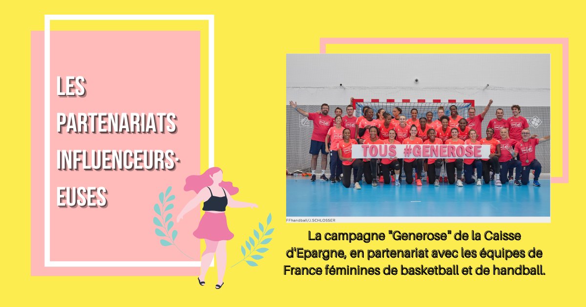 Les influenceurs·euses peuvent aussi être des sportifs·ves ! Dans cette campagne  #Generose, la  @Caisse_Epargne s'associe à la  @ffhandball et la  @ffbasketball en menant diverses actions sur les  #reseauxsociaux Découvrir la campagne et leurs actions   http://swll.to/gvhU9F5 