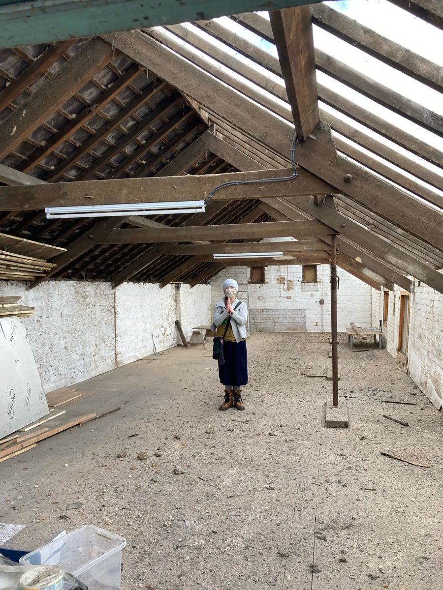 drywaterarts's tweet photo. Paula is imagining all of the yoga and dance that will be happening in our new upstairs studio. Blue sky thinking at its best !
#arts #community #drywaterarts #drywaterartscentre #amble #northumberland #particpatoryarts #dance #yoga #papercraft #silversmithing #makemovemeet https://t.co/gx46zj2Xwh