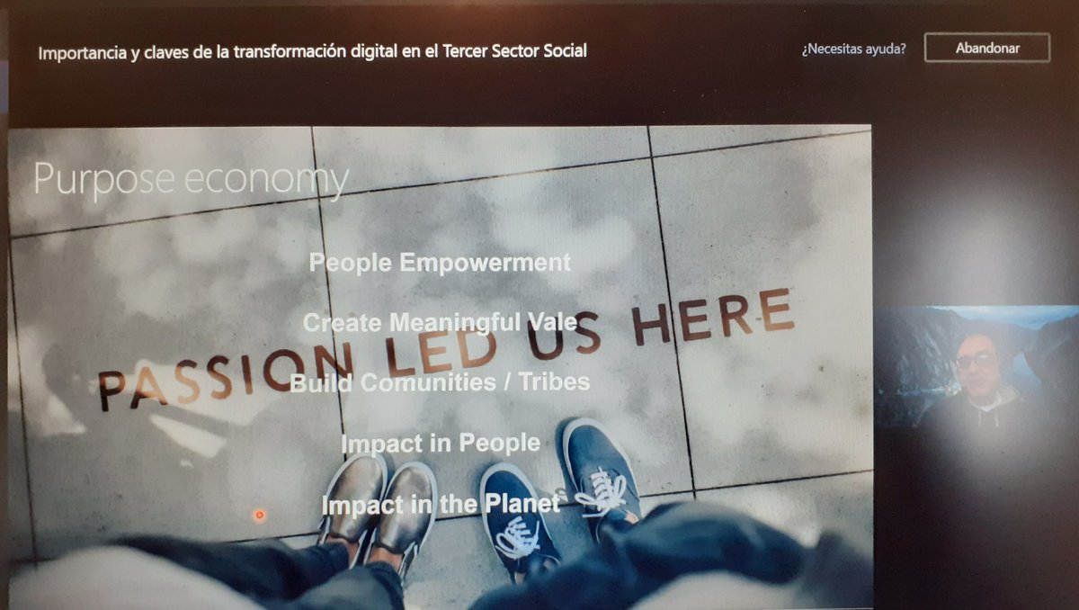 PlataformadeONG's tweet image. &quot;Las ONG tenéis que tener un propósito y una misión y luego ver cómo utilizáis lo digital en favor de ese propósito y no al reves&quot; @luismartintwitt de @Barrabesbiz nos da las claves para la #TransformacionDigital3Sector