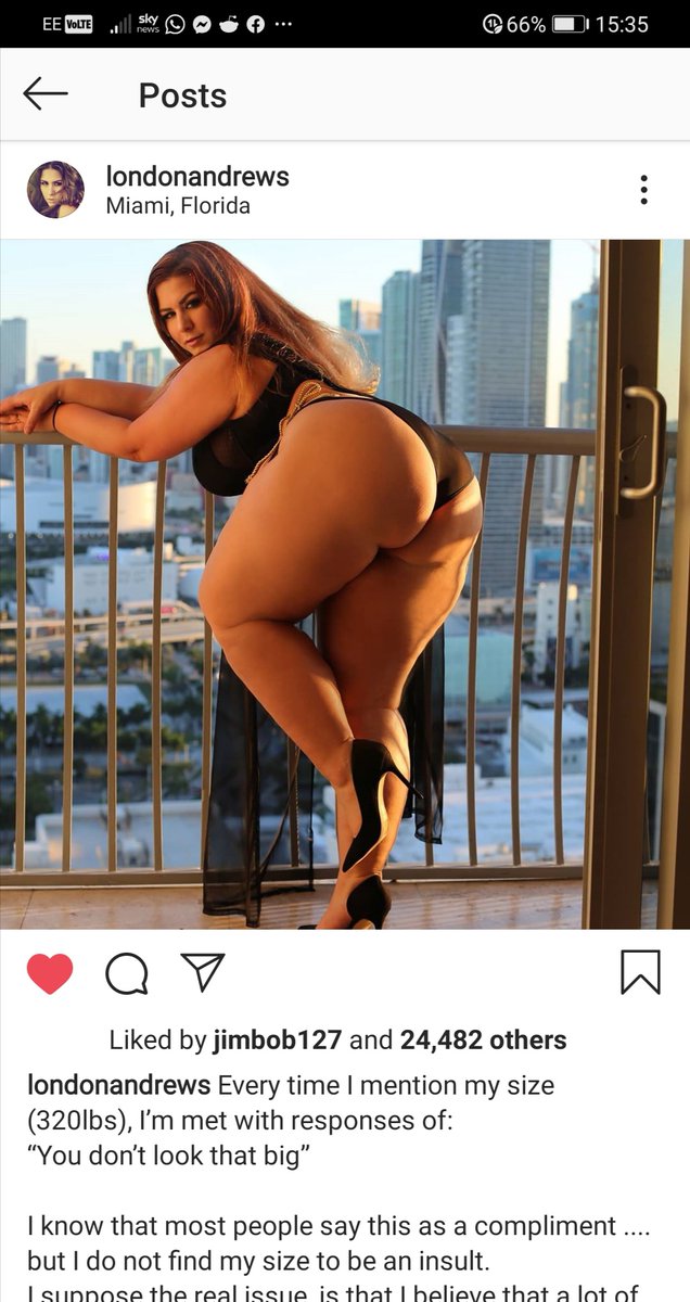 LondonAndrewsL1's tweet photo. 1 London Andrews
Yesterday London posted something very interesting on Instagram. It got me thinking.
#LondonAndrews #londonandrews #onlyfan #onlyfansupdate #plussizemodels #bbw #beauty #curvymodel #curvy #voluptuous #londonandrewsmodel #sexy #patreon #busty #photography https://t.co/J8sOIVW7lt