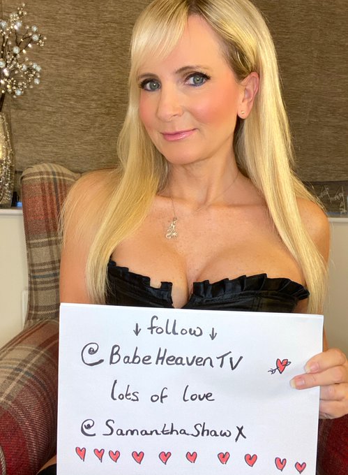 Follow this fab account everyone 😘😘👇 @BabeHeavenTV https://t.co/ziA6HcrOc6<a class="tags" href="/tag/babeheaventv">@babeheaventv</a><a href="/tag/sugaroverload"class="tags"><span>#sugaroverload</span></a>