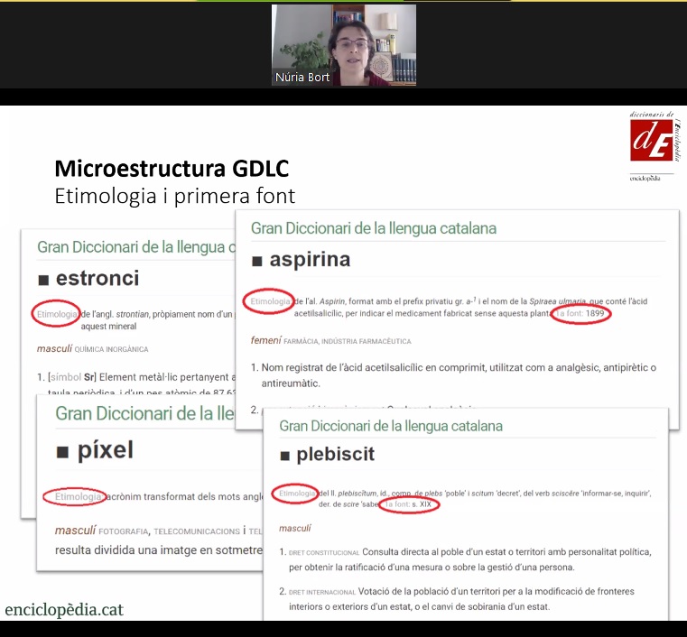 SCATERM (@scaterm) on Twitter photo Unes informacions valuoses contingudes al GDLC d'<a href="/enciclopediaCAT/">Enciclopèdia.cat</a> són una breu referència a l'etimologia del terme i la data de la primera obra en què ha estat documentat.
#JornadaSCATERM2020 Unes informacions valuoses contingudes al GDLC d'<a href="/enciclopediaCAT/">Enciclopèdia.cat</a> són una breu referència a l'etimologia del terme i la data de la primera obra en què ha estat documentat.
#JornadaSCATERM2020