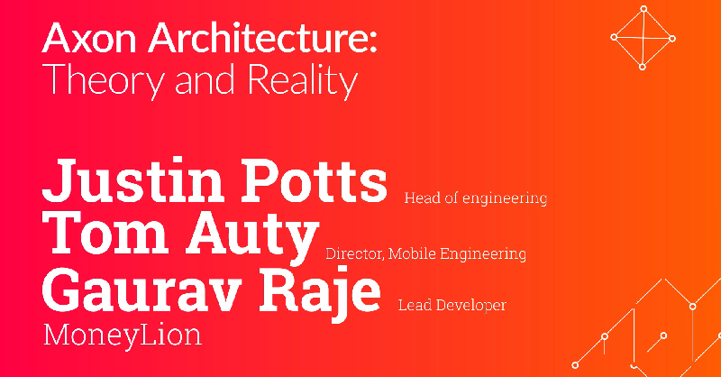 axon_iq's tweet photo. Next in the series recordings of #EventDrivenConf are the guys from MoneyLion: @JpottsNyc, @seasonsreverse &amp; Gaurav Raje! 🙌🎉

Their talk examines architectural characteristics, trade-offs,  and their decision to build tomorrow's bank using Axon #CQRS with #ES 🏛️ Check it NOW!
