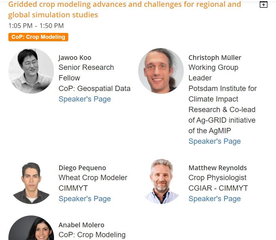 AgrarianOpp's tweet photo. The CGIAR Big Data in Agriculture (@CGIAR_Data) Crop Modeling Community of Practice increases the visibility and accessibility of crop research data through info-sharing, grants, webinars and more. Follow and join! #OneCGIAR @cgiar_data #BDPGLOBAL2020 @CoP_CM @Jawoo @CIMMYT https://t.co/R2ZnZNVUtg