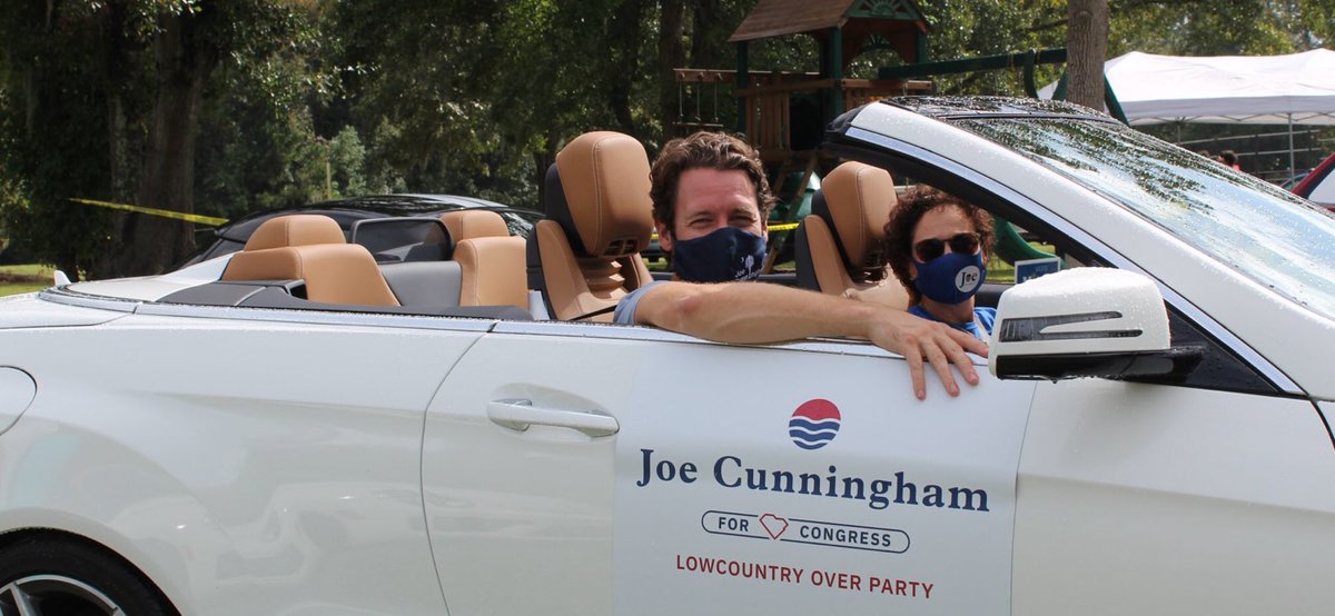 Reminder  @dbongino told his audience about Transition Integrity Project on 8-26.Since then social media has been quiet.Until now. Here is what has been going on behind the scenes in SC.10-10 Joe Cunningham is in district being driven by an indivisible board member  @NancyMace