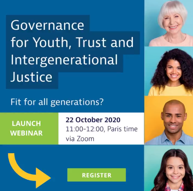OECDgov's tweet photo. 📣 STARTING NOW: 11:00 CEST 

Launch of report "Governance for #Youth, Trust &amp; Intergenerational Justice: Fit for all generations?"

📺 Watch the livestream https://t.co/a15sh3GK6A

#OECD4Youth #Fit4AllGenerations https://t.co/7SztACrQR7