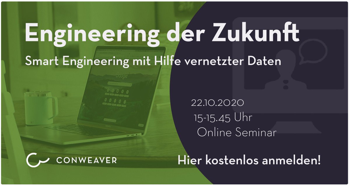 ConWeaverGmbH's tweet image. An alle, die sich noch nicht angemeldet haben, jetzt noch schnell dabei sein! Jetzt anmelden: lnkd.in/etKWnmG
Lernen Sie, wie Sie #Datensilos überwinden und Ihre Produktdaten mit Hilfe von #KnowledgeGraphen automatisiert vernetzen können
#SystemsEngineering #Traceability