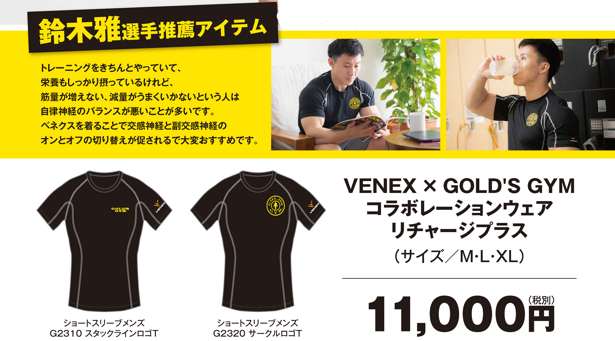 ベネクスゴールドジムコラボ