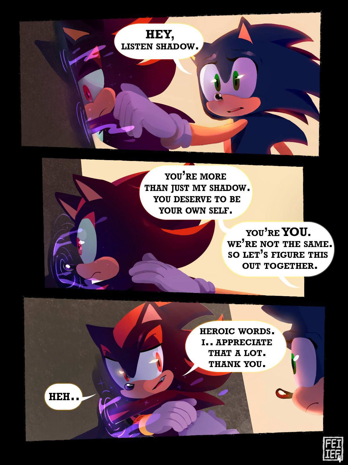 Everything Sonadow (Sonic X Shadow Comic Dubs) 