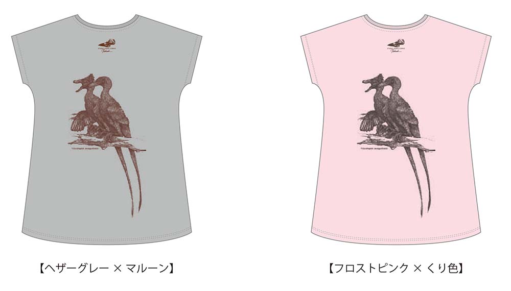 神保町ヴンダーカンマーで販売する新作グッズ画像です。
ヴェロキラプトルのTシャツ、ロングTシャツ、トートバッグ2種類
#神保町WK 