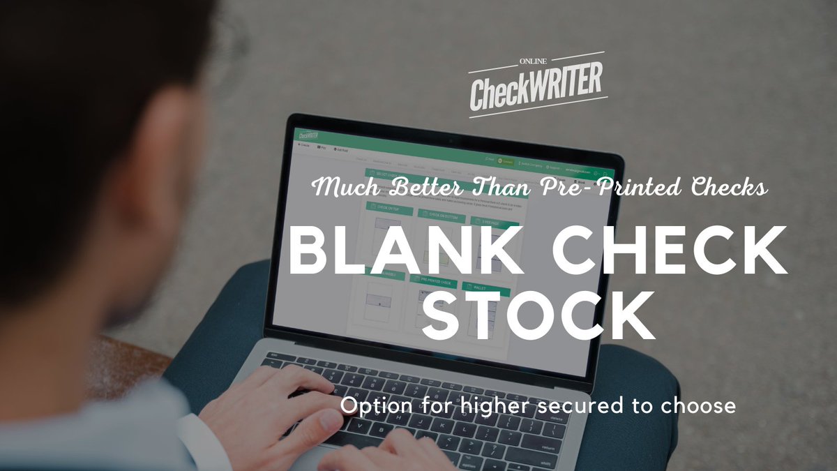 webcheckwriter's tweet photo. https://t.co/T9GTKYGNk0
Less Cost and Easily Available Save Your Valuable Time and Money. Never run out of Check paper. No more reordering. Individualize Your Checks Using Blank Check Stock. 
#OnlineCheckWriter #BlankCheckStock #BlankCheckStockPaper #BlankCheckStockForQuickbooks https://t.co/mjyn7Gy0mi