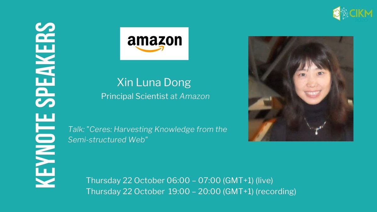 CIKM2020 tweet media