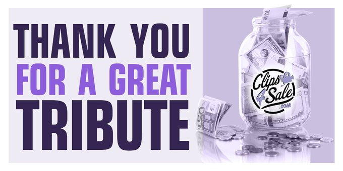 I just received a tribute via !   @Clips4Sale https://t.co/gGvXWQTxsT<a class="tags" href="/tag/clips4sale">@clips4sale</a>
