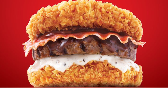 Then we have the *ahem* Zinger Double Down King.