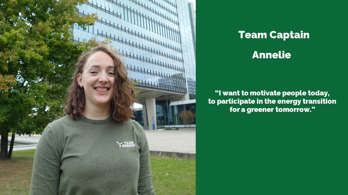 Hi there! My name is Annelie van Tilburg and I am Team Captain of Team Energy. This gives me the opportunity to motivate others to take action with me. Not only do I want to inform, inspire, and connect you, I also make sure the team is as well.