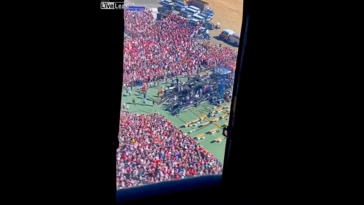 So today Obama the Great complained to 20 carloads of people about Trump's tweeting.AOC said, "Screw it. I'm going into gaming."And here's Trump's Arizona rally. https://www.liveleak.com/view?t=5v4s_1603228399