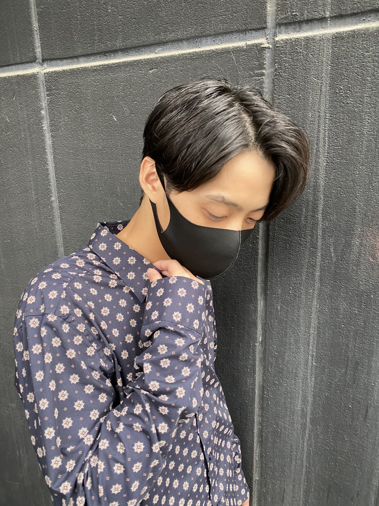 Wataru 韓流センターパート グク センターパート センターパート男子 黒髪センターパート