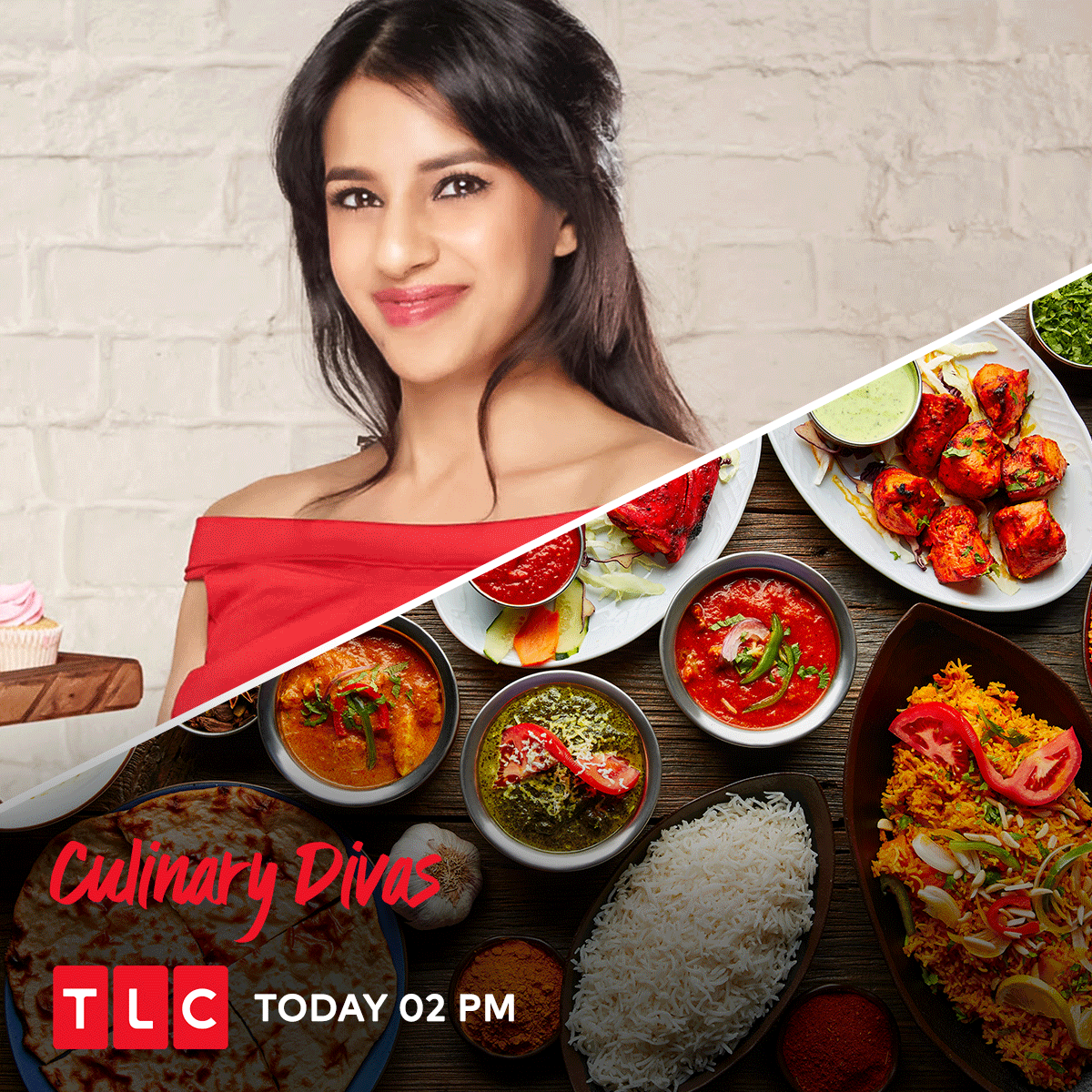TLCINOfficial's tweet photo. Ravindar is all set to indulge your taste-buds with the bold flavours of India! Watch #RavindersKitchen on #CulinaryDivas, today at 2 PM.
#TLC #TLCIndia https://t.co/cK571Fej5r