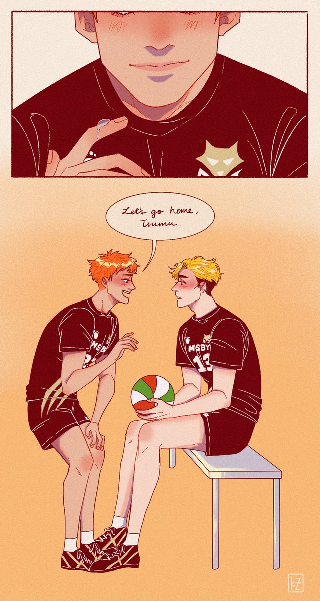 I CAN FINALLY POST THIS HJFDKK

My Atsuhina Exchange piece for @greywarenangel 

I just like drawing Atsumu crying leave me alon e

[#ハイキュー #haikyuu #HQ #侑日] 