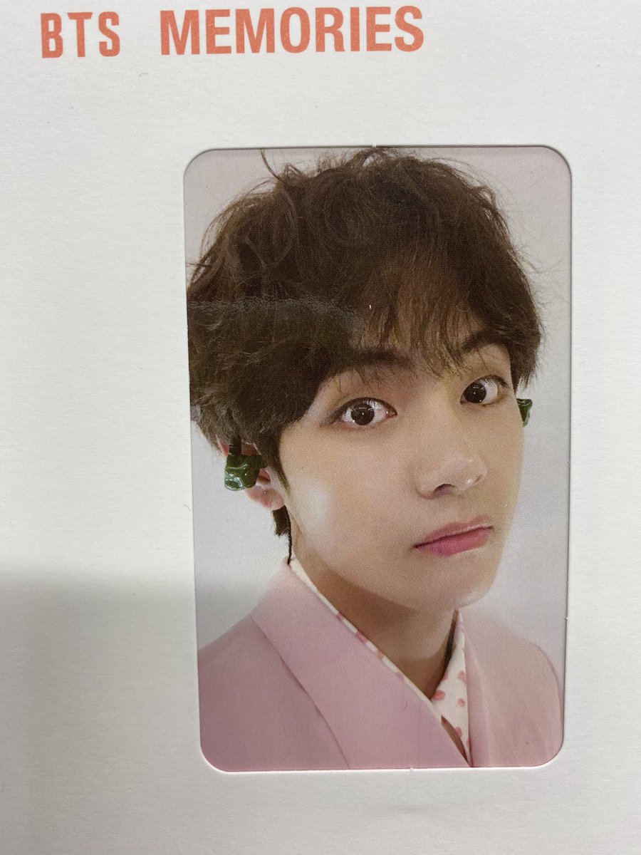 BTS V テヒョン 2019 memories Blu-ray トレカ