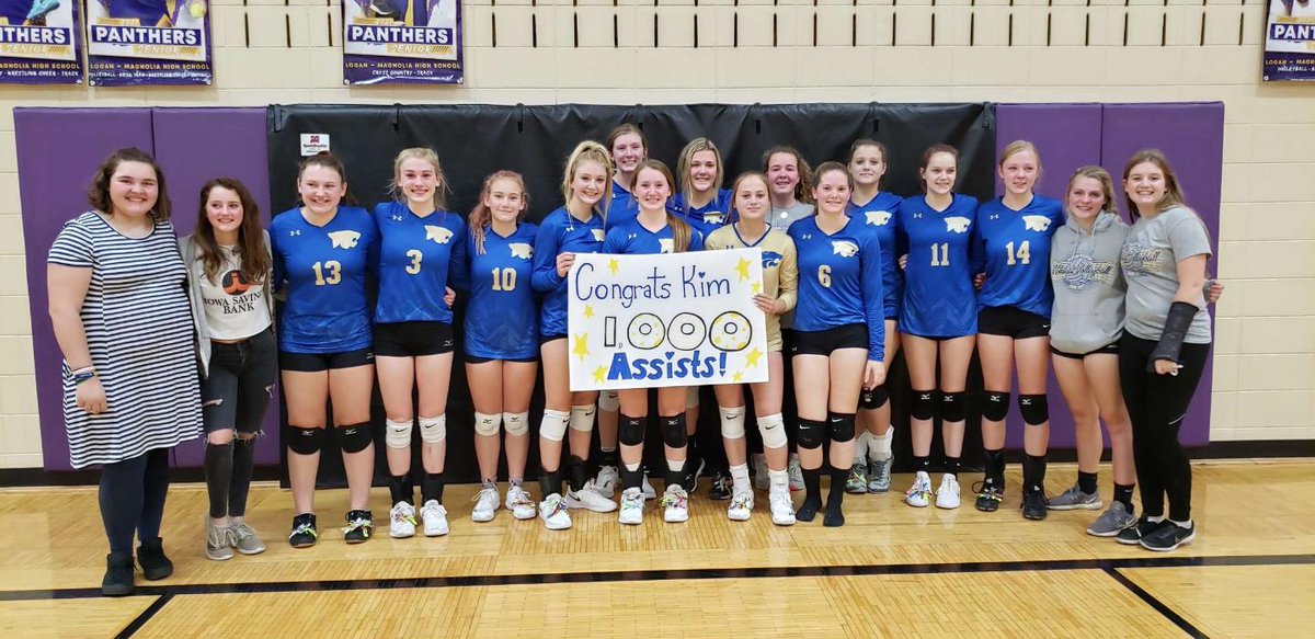 Congratulations to Kim Daily of Glildden Ralston who went over 1,000 assists in her career on Wednesday, October 21st. She did that in 2 years as a starter.
<a href="/GliddenRalston/">Glidden-Ralston</a> <a href="/L0NDAWG/">Lonnie Miller</a>