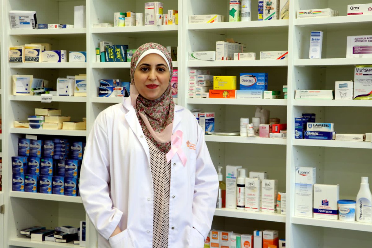 cph_qu's tweet photo. "There are no words that can describe the feeling of someone diagnosed with cancer. But we are all here for each other. Please do what you can to support." Ms. Myriam Eljaam, Teaching Assistant, Clinical Pharmacy and Practice #PinkOctober #CPH  #BreastCancerAwarenessMonth https://t.co/pcY2jETVGE