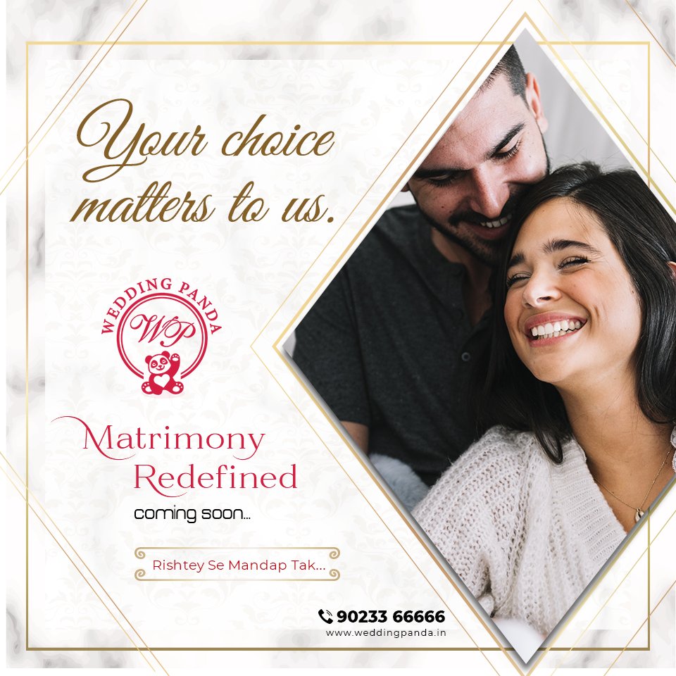 WPandda's tweet photo. Your choice matters to us
Call at +91-902-33-66666
or
Register today with us at :-
https://t.co/ExCGcjWkzc
#WeddingPandda #onlinematrimonial #matrimony #brides #grooms #couples #marriage #trust #relation #understaing https://t.co/5EFFcAMq63
