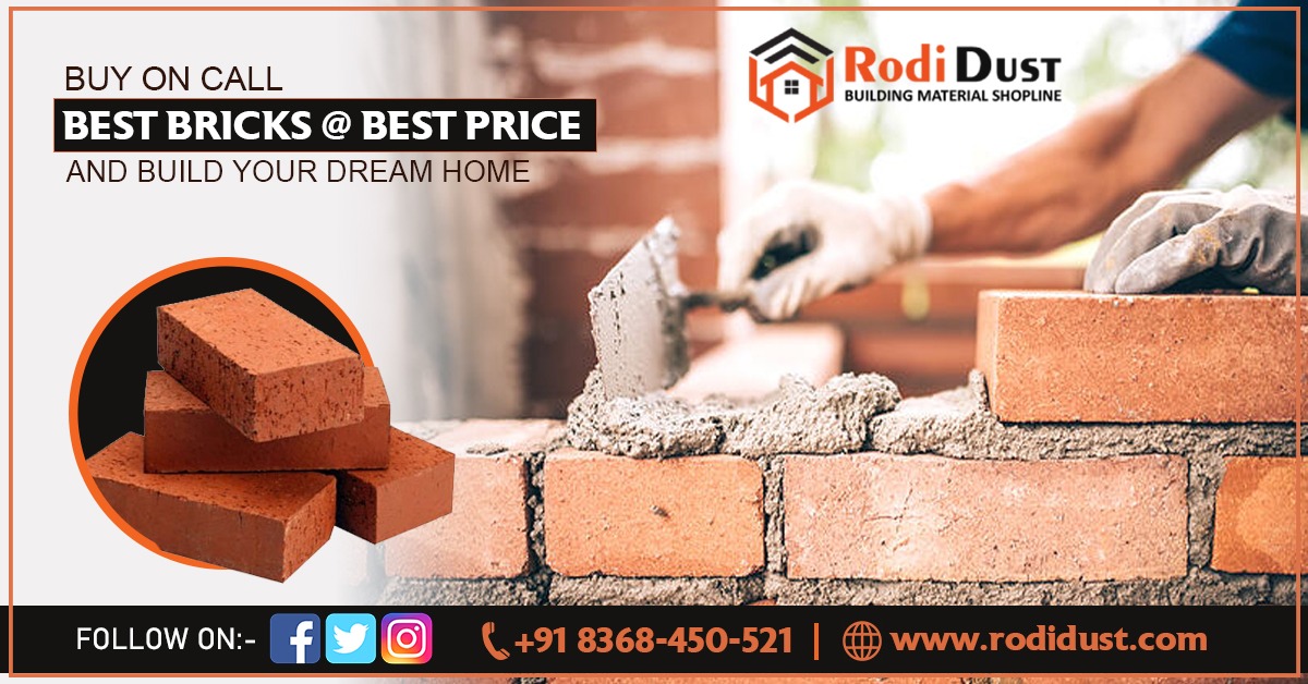 rodidust's tweet photo. Buy on Call
Best Bricks @ Best Price
And Build Your Dream Home

#rodidust #rodi #jamunasand #steel #rmc #bricks #StoneDust #StoneDustonline #buildingmaterial 
#construction #buildingmaterialsupplier #architecture #design #renovation #contractor #engineering #realestate #home https://t.co/RHbUXCHJry