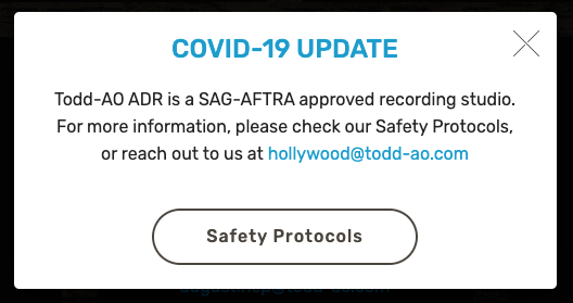 ToddAOStudios's tweet photo. Our ADR stage is now SAG-AFTRA approved
#ADR #ADRstage #ADRrecording #SoundPost
https://t.co/AFbURK5QHI https://t.co/4luEYkG6QX