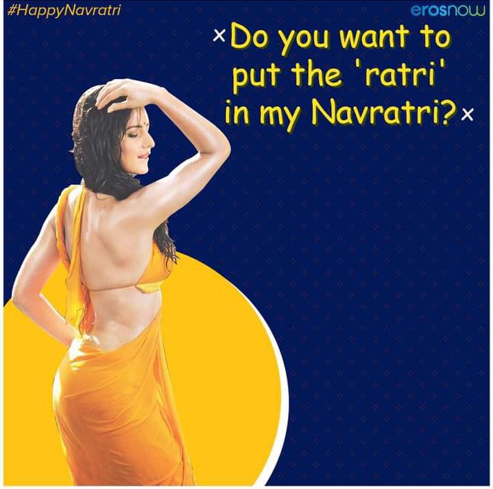 AKTKbasics's tweet image. Hey Eros Now, What do you really think people do during Navratri?
Got some shame? #BoycottErosNow