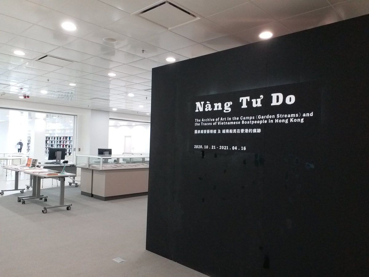 SharonW42919634's tweet image. A New Art Exhibition about the traces of Vietnamese Boat people in Hong Kong. Very impressive #Nangtudo #cuhklibrary #vietnamese #boatpeople