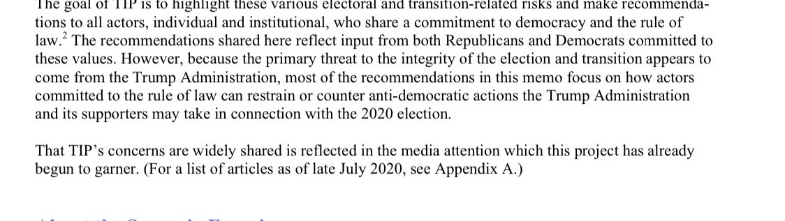 Pg 3“That TIP’s concerns are widely shared is reflected in the media attention...”Pg 14 then has the media articles.This is hilarious! “Concerns WIDELY SHARED IN THE MEDIA” by people who wrote & attended your game scenarios!  way to tell the people what to think!