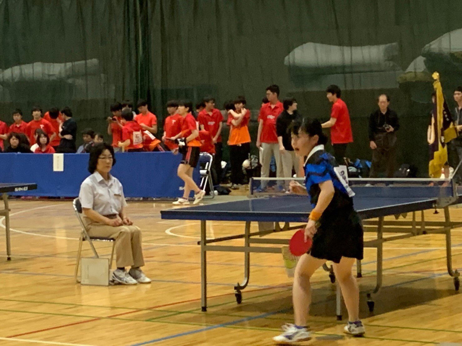 東海大学湘南校舎体育会卓球部 女子 こんにちは 3年の佐藤七海です 今回紹介するのは 3年の堀ちゃんこと堀佑香さんです 小柄で可愛い堀ちゃんですが 卓球では一転してすごいミサイル スマッシュ が飛んで来ますのでご注意を 趣味はカラオケとの