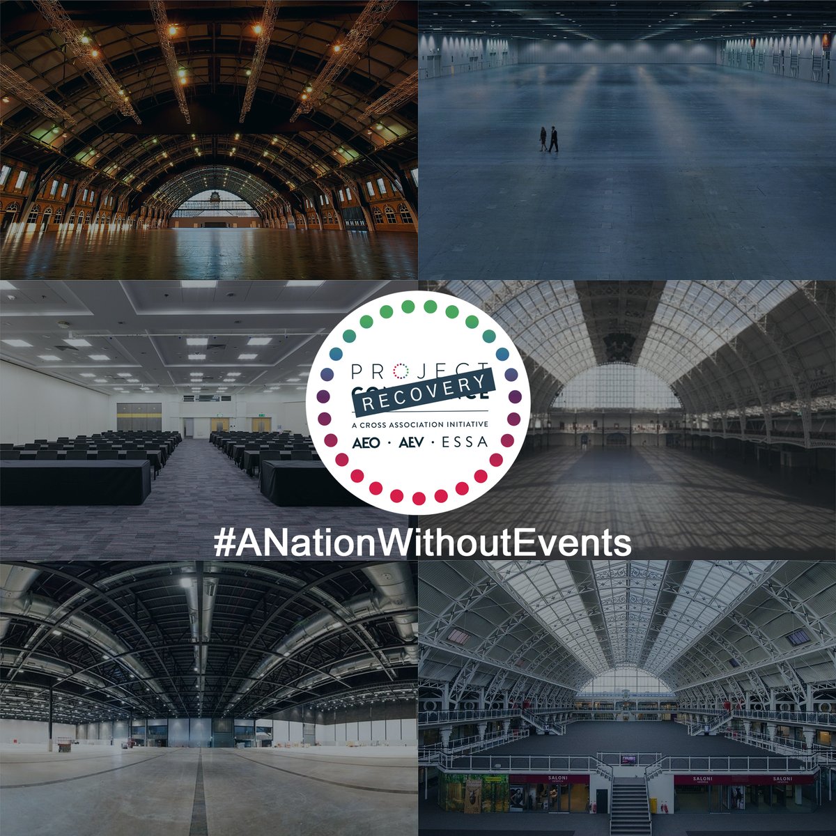 The industry has come together to show its strength via campaigns such as #ProjectRecovery:

#LightItInRed

#WeMakeEvents

#TheSurvivalTour

#LetTheMusicPlay

#WeCreateExperiences

We're calling you all to join us in demonstrating #ANationWithoutEvents 👉🏼

essa.uk.com/project-confid…