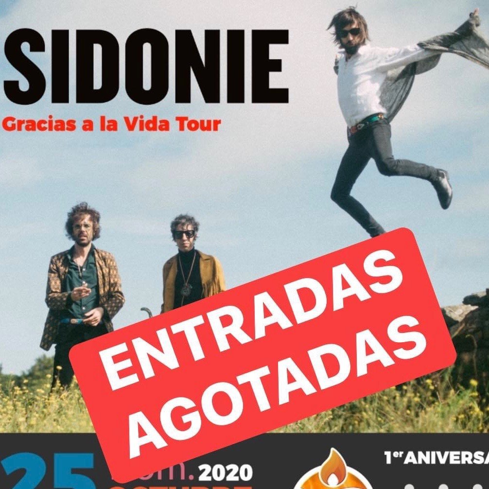 #SOLDOUT Concierto de <a href="/sidonie_/">@sidonie_</a> domingo 25 de octubre para la presentación del nuevo disco y libro El Regreso de ABBA. LO MEJOR ESTÁ POR LLEGAR Y ES AHORA... #directosalcasino #casinoeldense #tocapopelda #aniversario #musicaenvivo #octubre #elda #culturasegura #somosloquepensamos