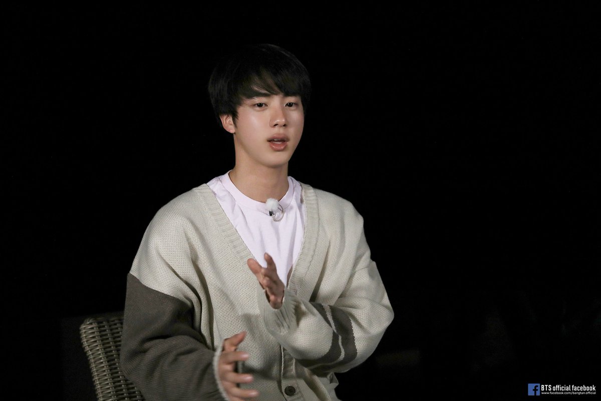 Bare faced seokjin ; an ethereal thread